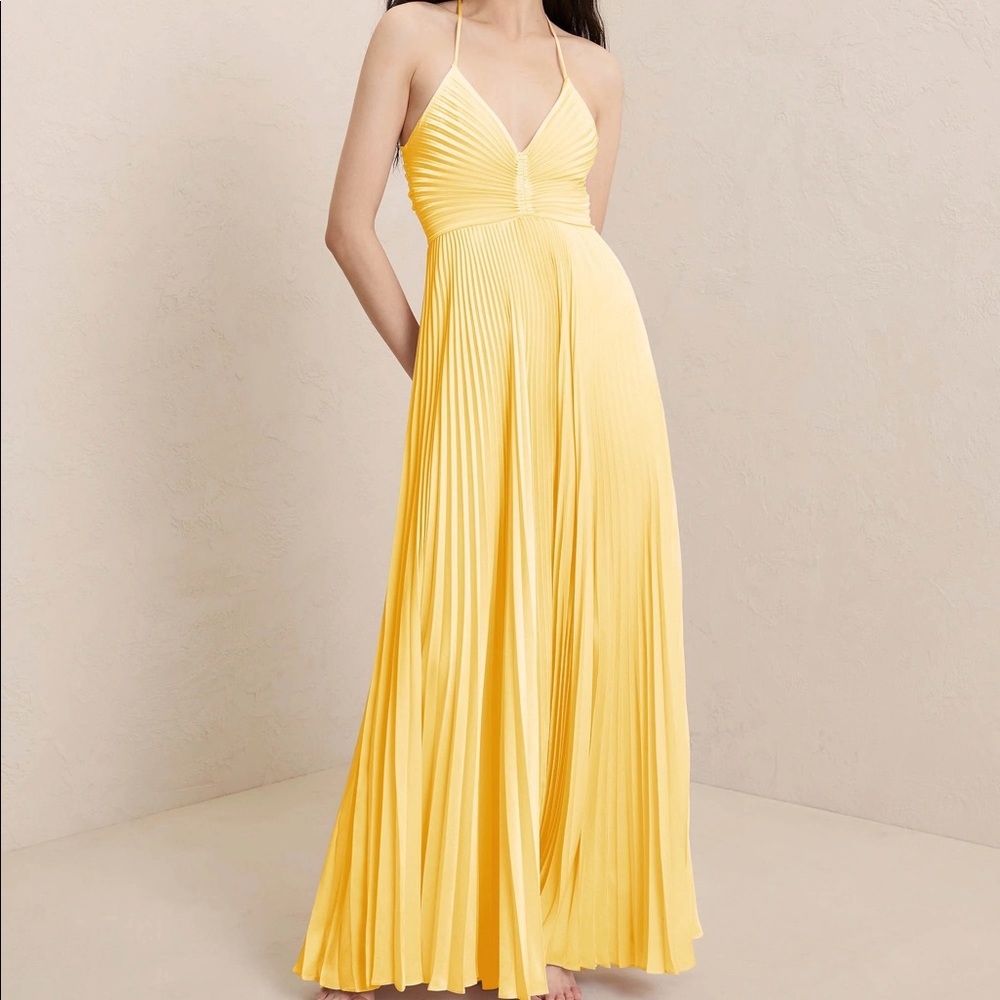 ALC Pleated Aries Dress Gown